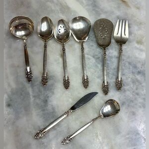 Vintage Oneida community 8 piece serving set